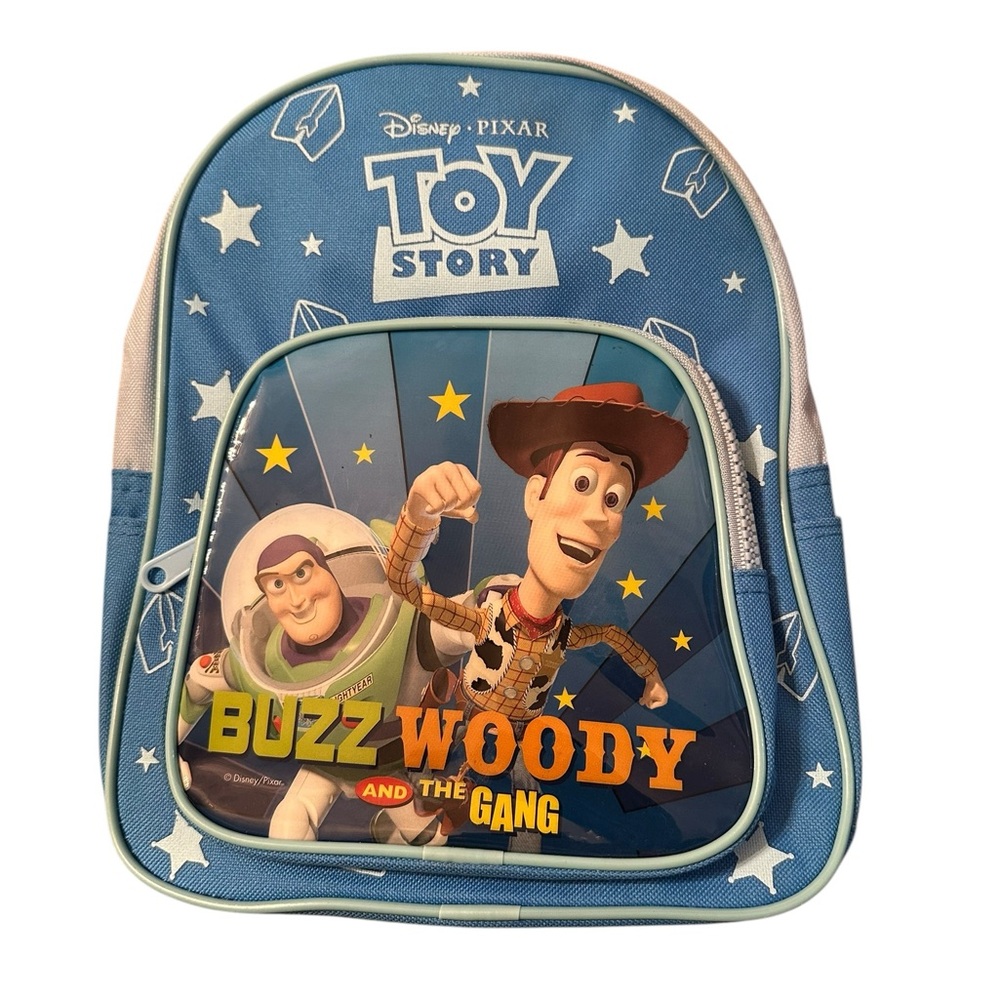 Disney Pixar Toy Story Backpack 11" Buzz Woody & the Gang Blue
